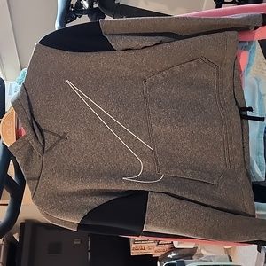Nike black and grey girls pullover